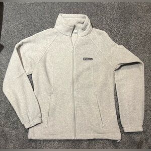 Columbia Light Gray Fleece Jacket
